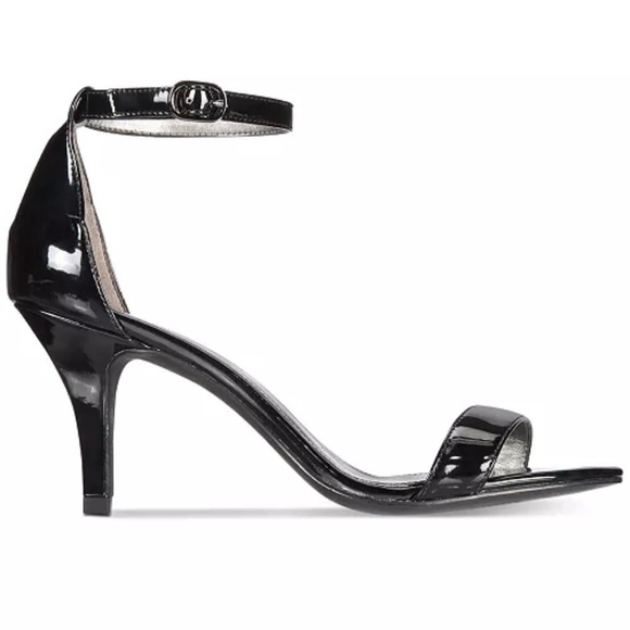 Bandolino Madia Size 5 Open-Toe Black Patent Dress Sandals, NIB - Picture 2 of 10